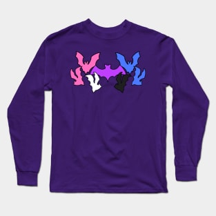 Pride Bats Genderfluid Long Sleeve T-Shirt